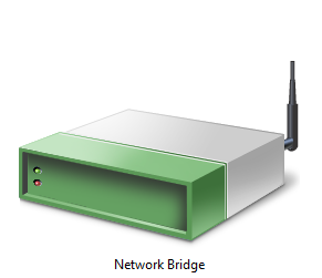 network bridge software adapter (Windows 10 control panel)