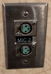 in-wall mic input
