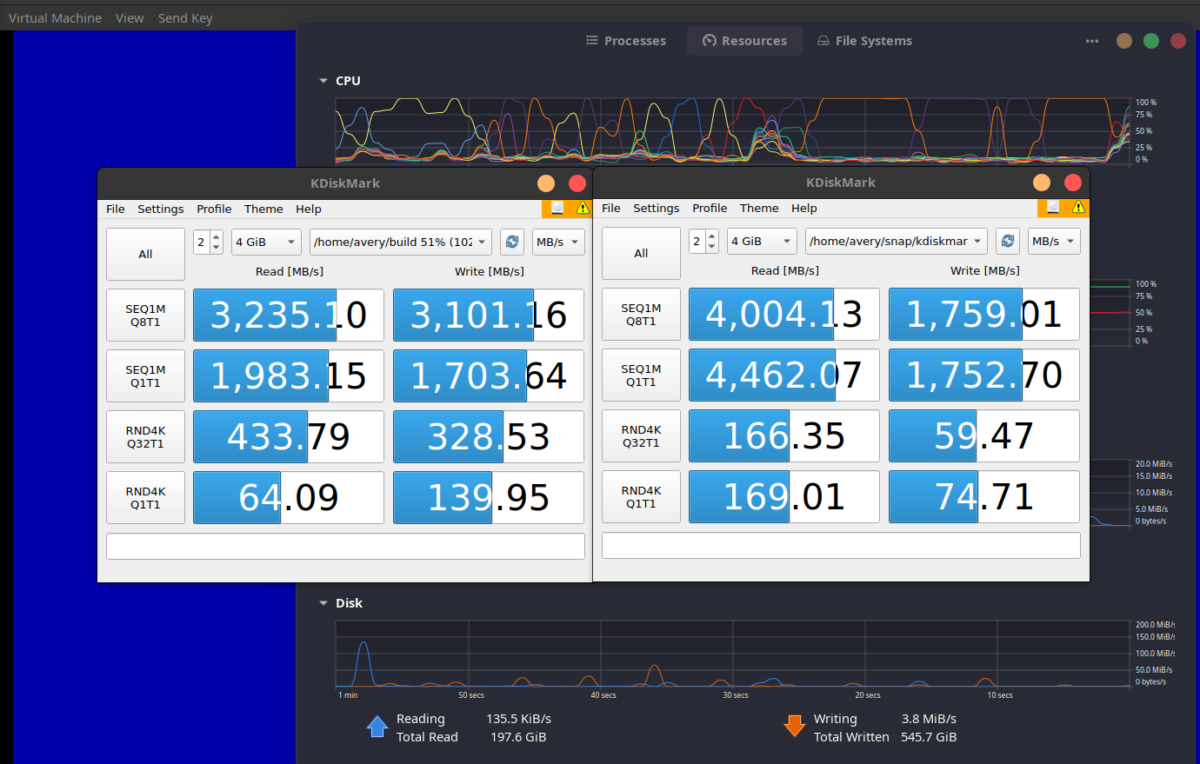 Comparing benchmarks of ZFS vs. XFS