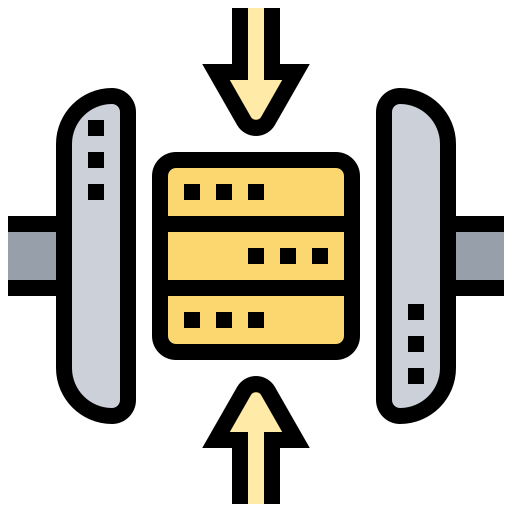 Icon showing compression